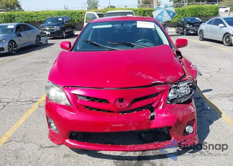 2012 Toyota Corolla S z USA, uszkodzony, nr VIN 5YFBU4EE7CP006509
